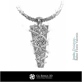 Pendant Sketch-Jewelry Design Jewelry Sketches