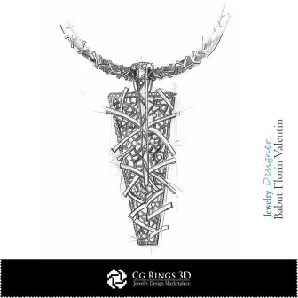 Pendant Sketch-Jewelry Design Jewelry Sketches