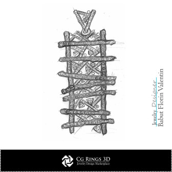 Pendant Sketch-Jewelry Design Jewelry Sketches