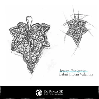 Pendant Sketch-Jewelry Design Jewelry Sketches