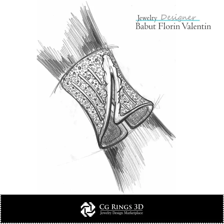 Skizzenarmband - Schmuckdesign Skizzenarmband - Schmuckdesign