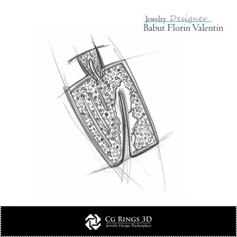 Pendant Sketch-Jewelry Design Jewelry Sketches