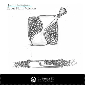 Jewelry Sketch Set-Jewelry Design Jewelry Sketches