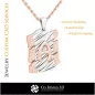 Pendant With Letter A - 3D CAD