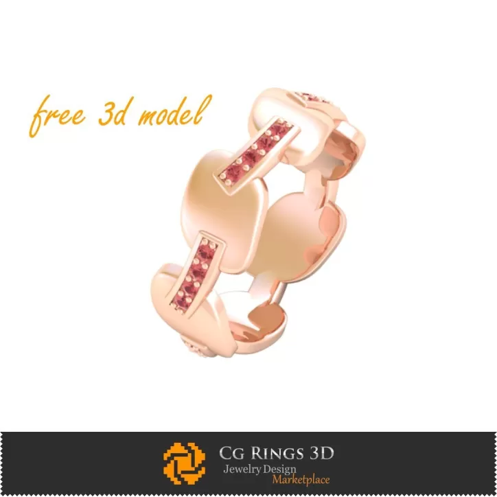 Anillo - Modelo 3D gratuito