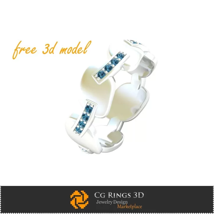 戒指 - 免费3D模型