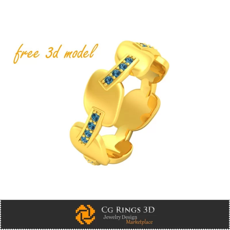 Bague - Modèle 3D Gratuit
