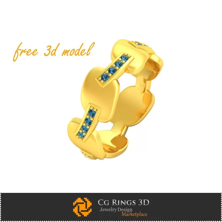 Anillo - Modelo 3D gratuito