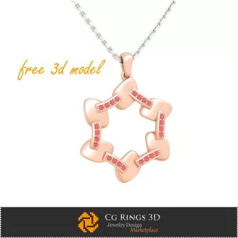 Pendant - Free 3D Model Bijoux 3D CAO, Bijoux 3D Gratuits, Pendentifs 3D CAO, Pendentifs Diamant 3D