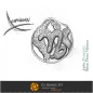 Sketch Pendant with Capricorn Zodiac