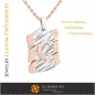 Pendant With Letter C - 3D CAD
