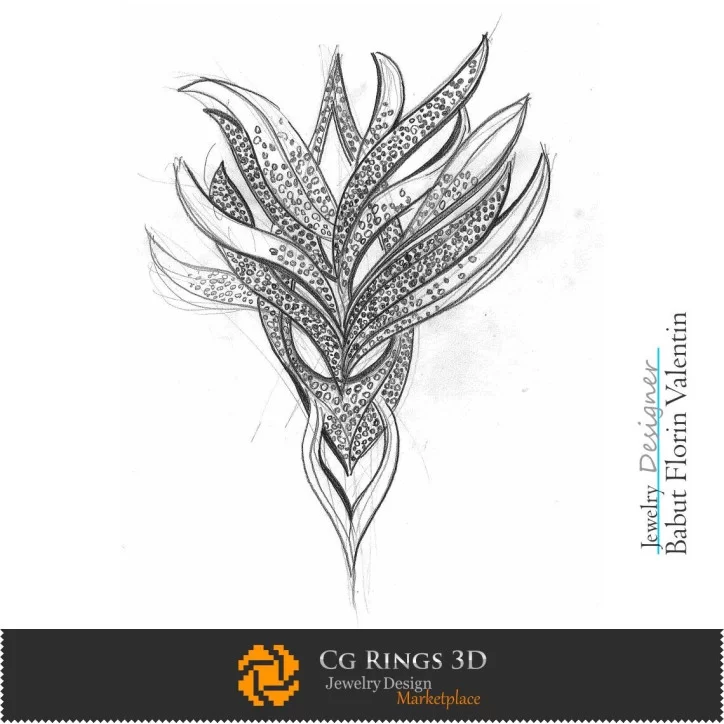 Pendant Sketch-Jewelry Design