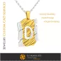 Pendant With Letter D - 3D CAD