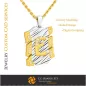 Pendant With Letter E - 3D CAD