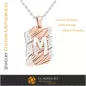 Pendant With Letter M - 3D CAD
