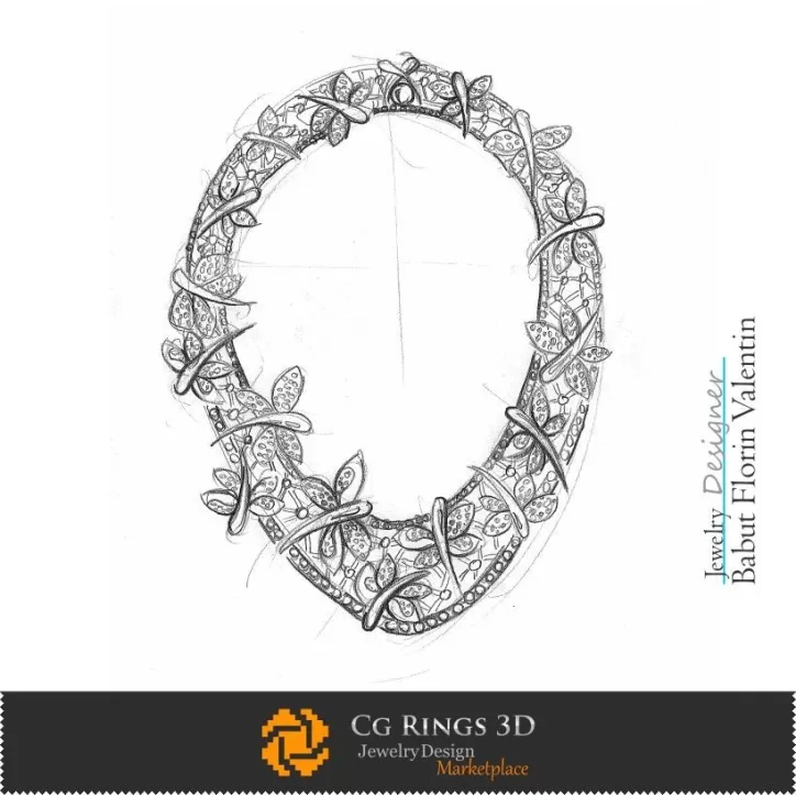 Schizzo Collana - Disegno di Gioielli