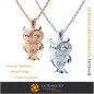 Pendentif Hibou - CAO 3D