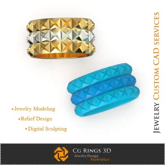 Bague de mariage - CAO 3D Joaillerie CAO 3D, Bagues CAO 3D, Alliances CAO 3D, Bagues éternité CAO 3D, Bagues pour hommes CAO