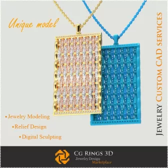 Bijuterii-Pandantiv Unic - CAD 3D Bijuterii CAD 3D, Bijuterii Unice 3D, Brățări CAD 3D, Brățări cu Diamante 3D, Brățări 3D