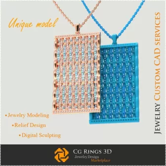 Bijuterii-Pandantiv Unic - CAD 3D Bijuterii CAD 3D, Bijuterii Unice 3D, Brățări CAD 3D, Brățări cu Diamante 3D, Brățări 3D