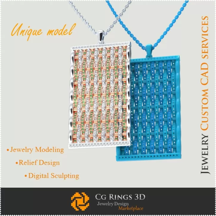 Pendente Unico - CAD Gioielli 3D