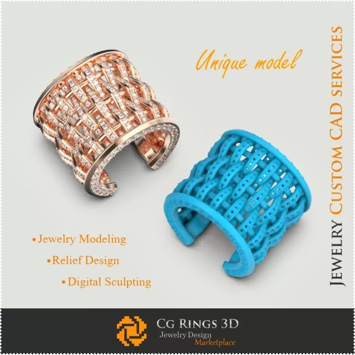 Anello Unico - Gioielli CAD 3D Anello Unico - Gioielli CAD 3D