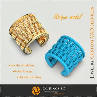 Anello Unico - CAD 3D Gioielli CAD 3D, Gioielli Unici 3D, Anelli CAD 3D, Anelli con Diamanti 3D, Anelli alla Moda 3D, Anelli