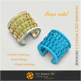 Bague unique - CAO 3D Joaillerie CAO 3D, Bijoux uniques 3D, Bagues CAO 3D, Bagues avec diamants 3D, Bagues de mode 3D, Bagues