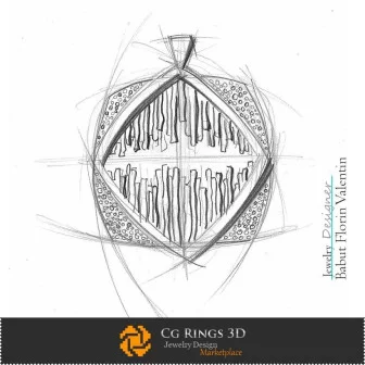 Pendant Sketch-Jewelry Design Jewelry Sketches