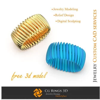 Anello di moda - Modello 3D gratuito Gioielleria 3D CAD, Gioielli 3D gratuiti, Anelli 3D CAD, Fedine eternity 3D, Anelli di