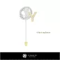 Broche 3D con letra Y