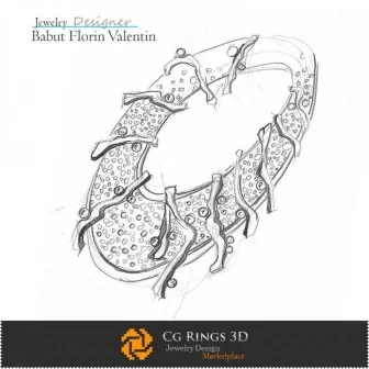 Luxury Pendant Sketch Jewelry Sketches