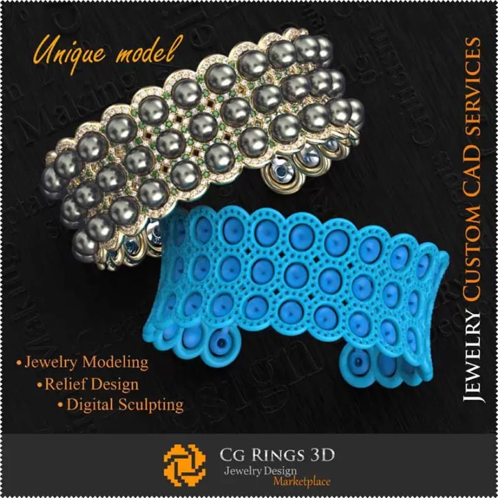 Brățară unică 3D