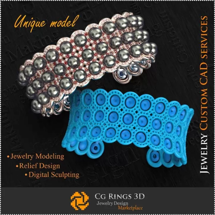 Brățară unică 3D