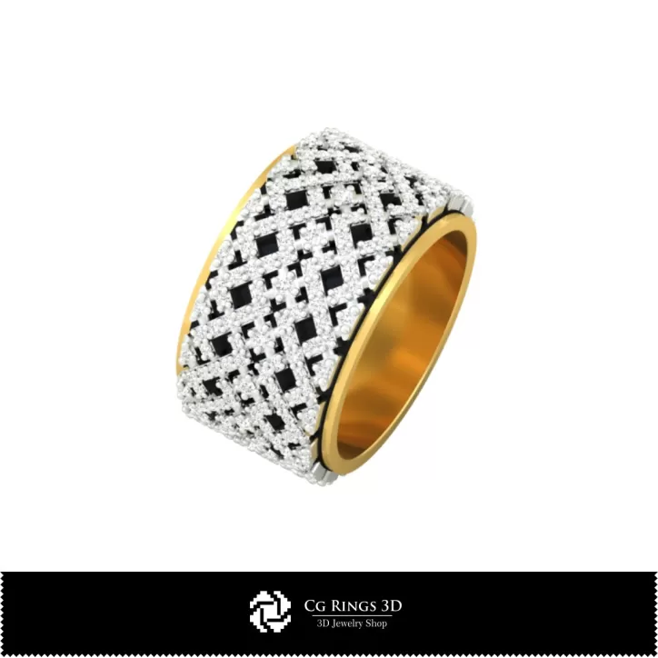 Alliances pour femmes avec diamants - Bijoux DAO 3D Alliances pour femmes avec diamants - Bijoux DAO 3D