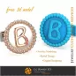 Butoni cu litera B - Bijuterii 3D CAD gratuite