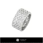 Damen-Trauringe mit Diamanten - Schmuck 3D-CAD