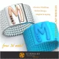 Anello con lettera M - Free 3D Jewelry