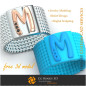 Inel cu Litera M - Bijuterii 3D Gratuite