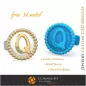 Boutons de manchette avec la lettre Q - Bijoux 3D CAD gratuits