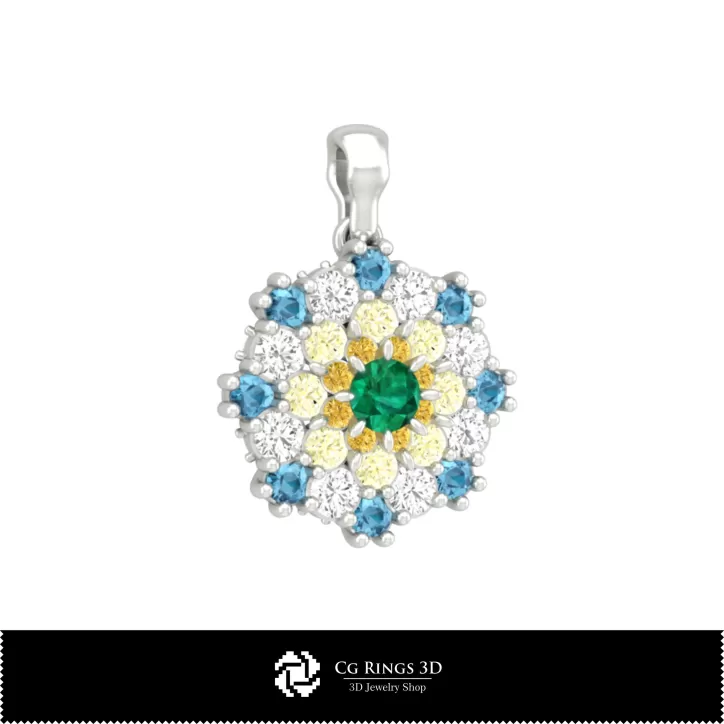 Pendentif 3D-Joaillerie 3D CAO