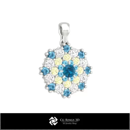 Anhänger 3D-Schmuck 3D-CAD Home, Schmuck 3D-CAD, Anhänger 3D-CAD, 3D-Diamantanhänger