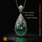 Pendant with Emerald and Diamonds - 3D CAD Jewelry Pendant with Emerald and Diamonds - 3D CAD Jewelry