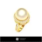 Anello con Perla - Gioielli 3D CAD
