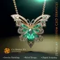 Butterfly Pendant with Emerald and Diamonds - Jewelry 3D CAD Butterfly Pendant with Emerald and Diamonds - Jewelry 3D CAD