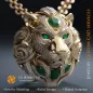 Pendentif Lion - Bijoux CAO 3D