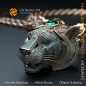 Colgante Puma con Esmeraldas y Diamantes - CAD 3D de Joyería