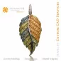 Fern Pendant with Fancy Color Diamond - Jewelry 3D CAD