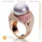 Ring mit Perle und Diamanten - 3D CAD Schmuck