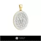 3D Women's Taurus Zodiac Pendant 3D Women's Taurus Zodiac Pendant